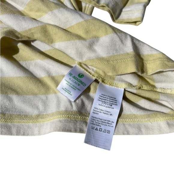 J Crew women’s yellow Striped Long Sleeve Shirt size S‎ - Picture 3 of 8